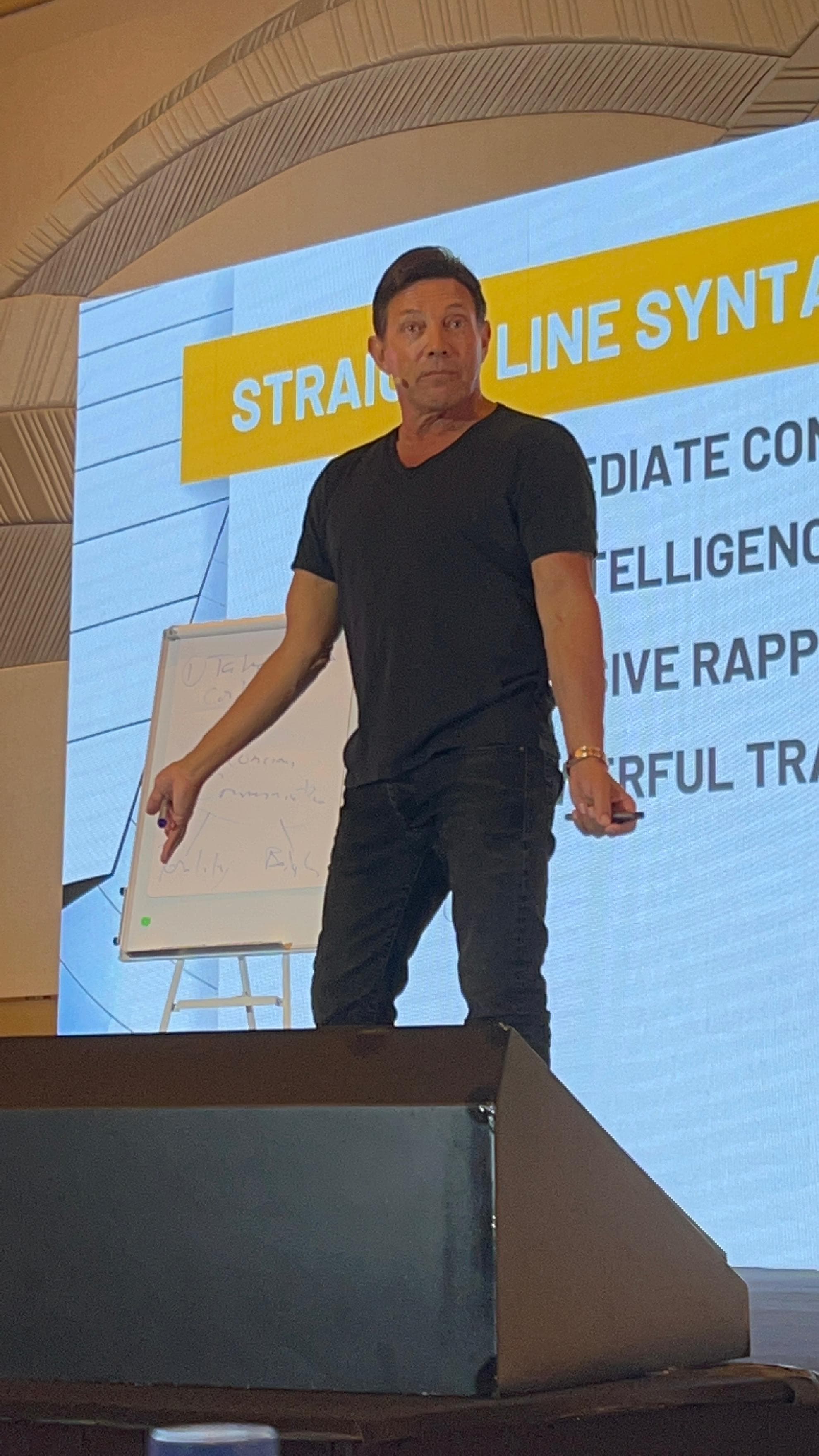 With Jordan Belfort - (Author of Wolf of Wall St - played by Leonardo Di Caprio) - Sales Training in Dubai)